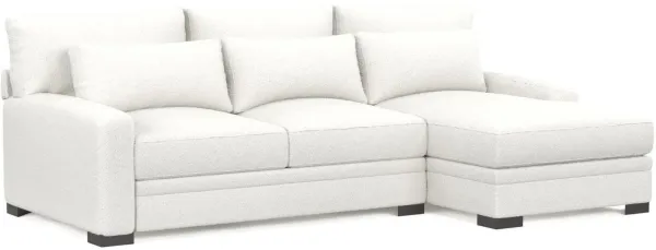 Boston Hybrid Comfort Sectional - Bloke Snow