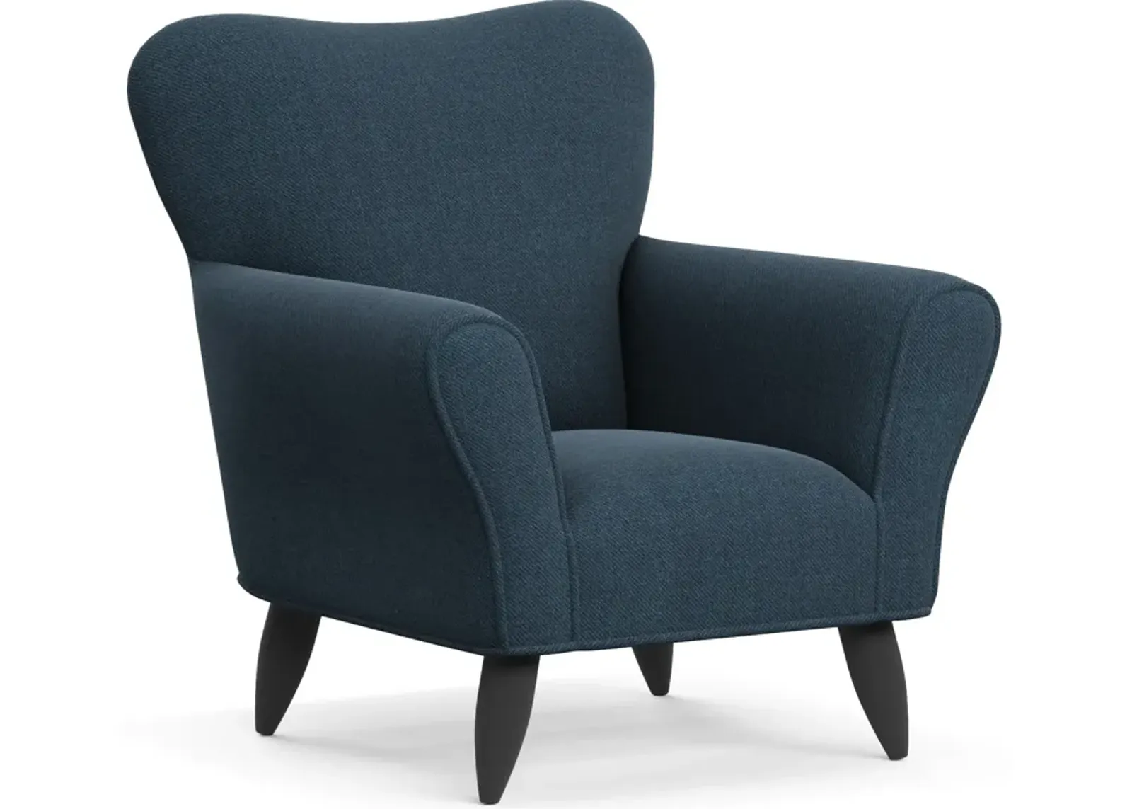 Kady Accent Chair - Broderick Indigo