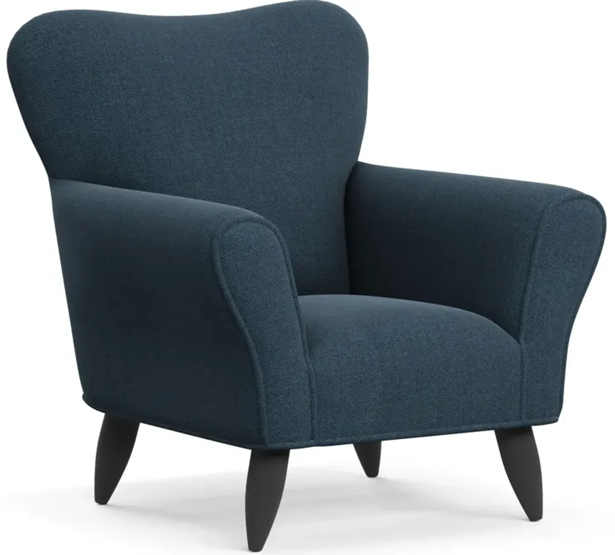 Kady Accent Chair - Broderick Indigo