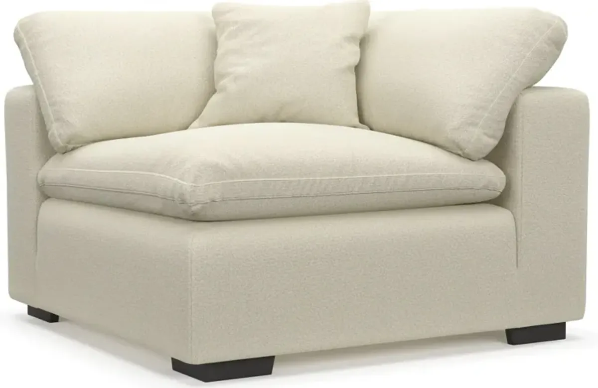 Plush Core Comfort Eco Performance Fabric Corner Chair - Fincher Ivory