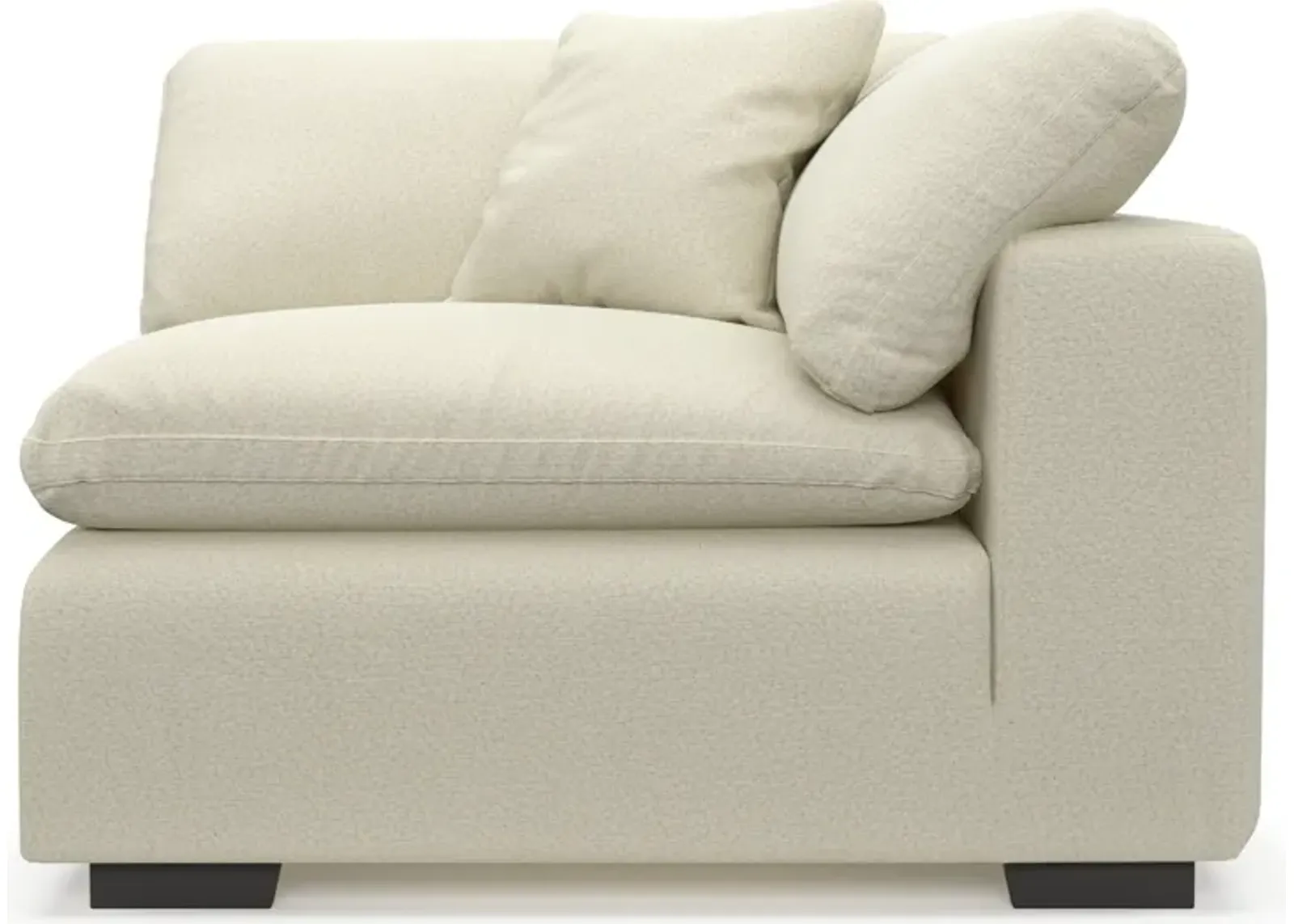 Plush Core Comfort Eco Performance Fabric Corner Chair - Fincher Ivory