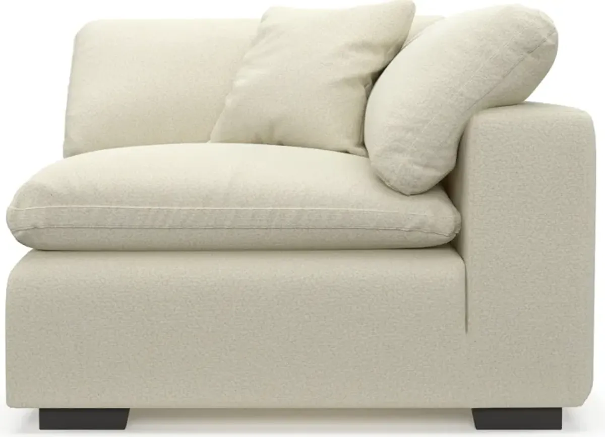 Plush Core Comfort Eco Performance Fabric Corner Chair - Fincher Ivory