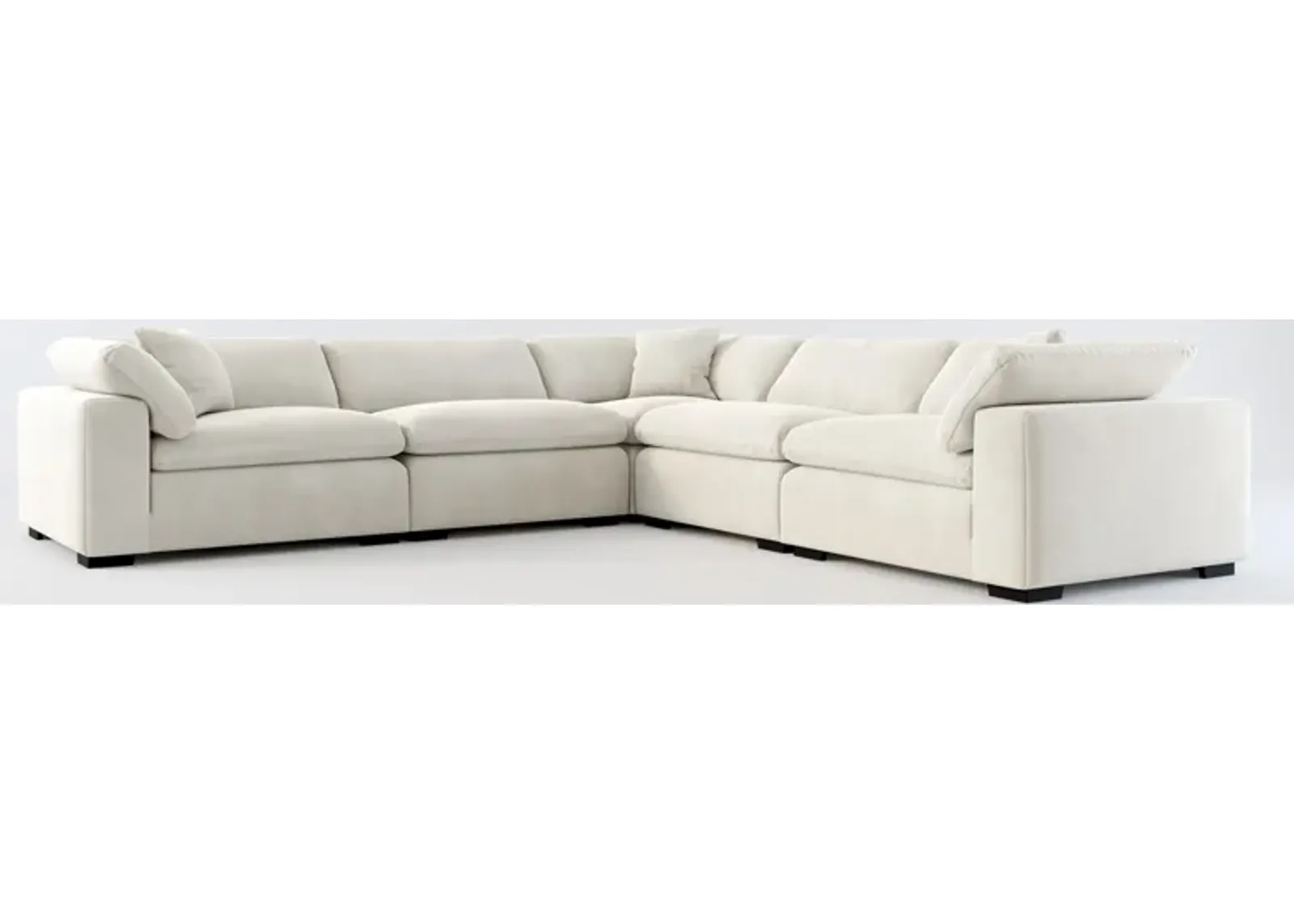 Plush Core Comfort 5-Piece Sectional - Laurent Beach