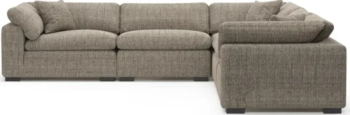 Plush Core Comfort 5-Piece Sectional - Mason Flint