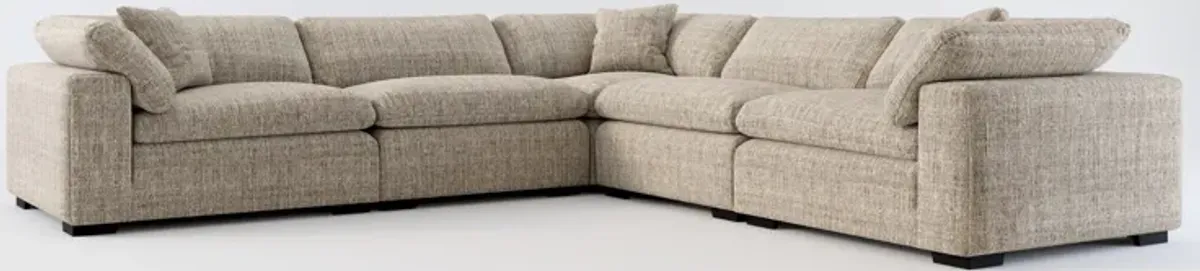 Plush Core Comfort 5-Piece Sectional - Mason Flint