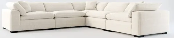 Plush Core Comfort 5-Piece Sectional - Mason Porcelain