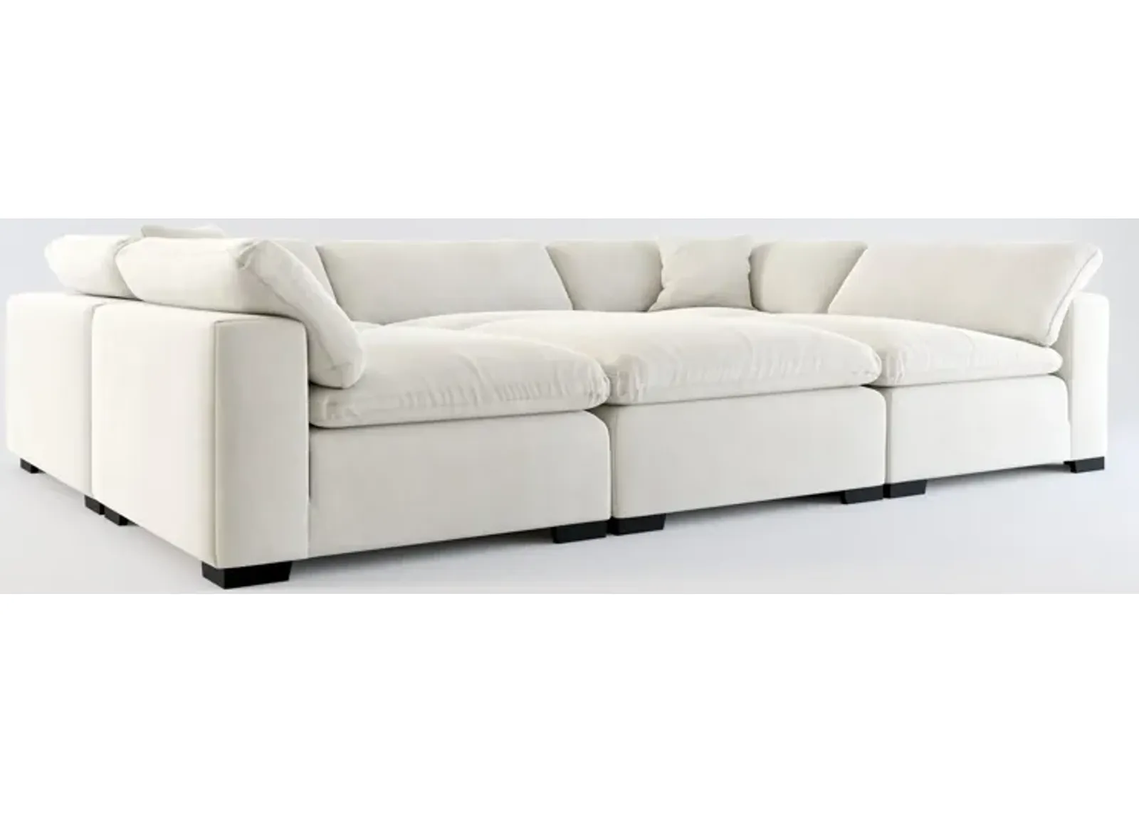 Plush Core Comfort 6-Piece Sectional - Laurent Beach