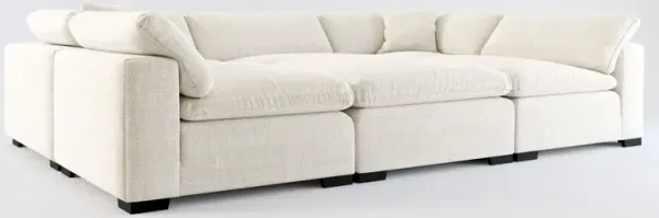 Plush Core Comfort 6-Piece Sectional - Mason Porcelain