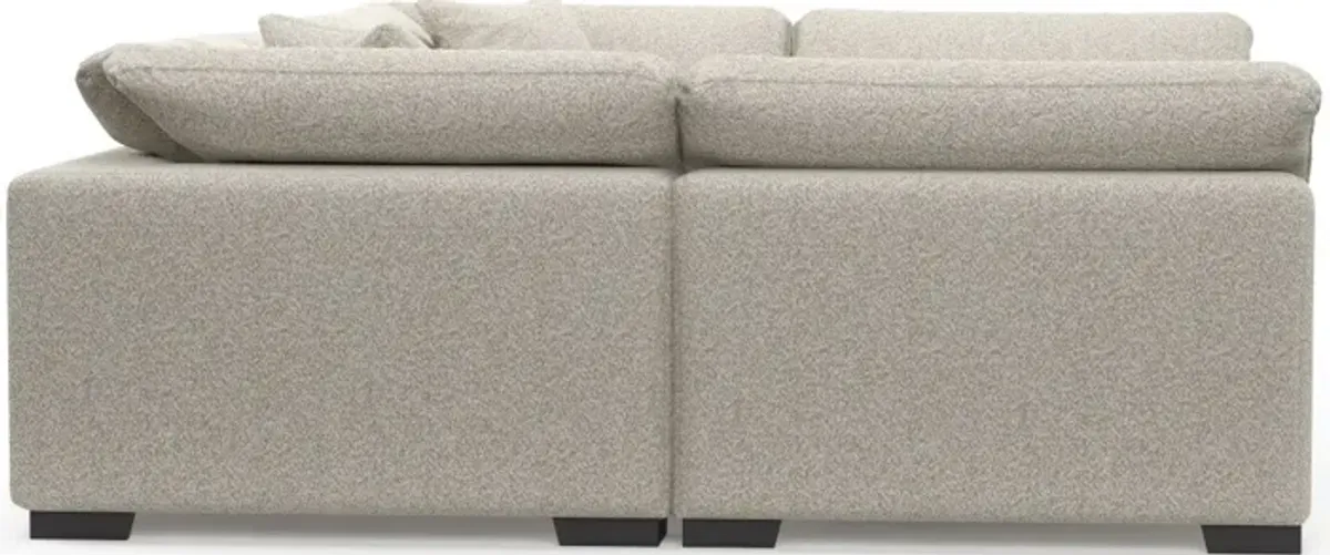 Plush Core Comfort 6-Piece Pit Sectional - Muse Stone