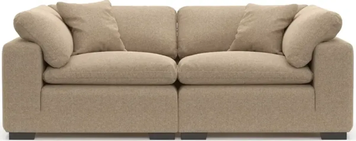 Plush Core Comfort Eco Performance Fabric 2-Piece Sofa - Liv Wicker