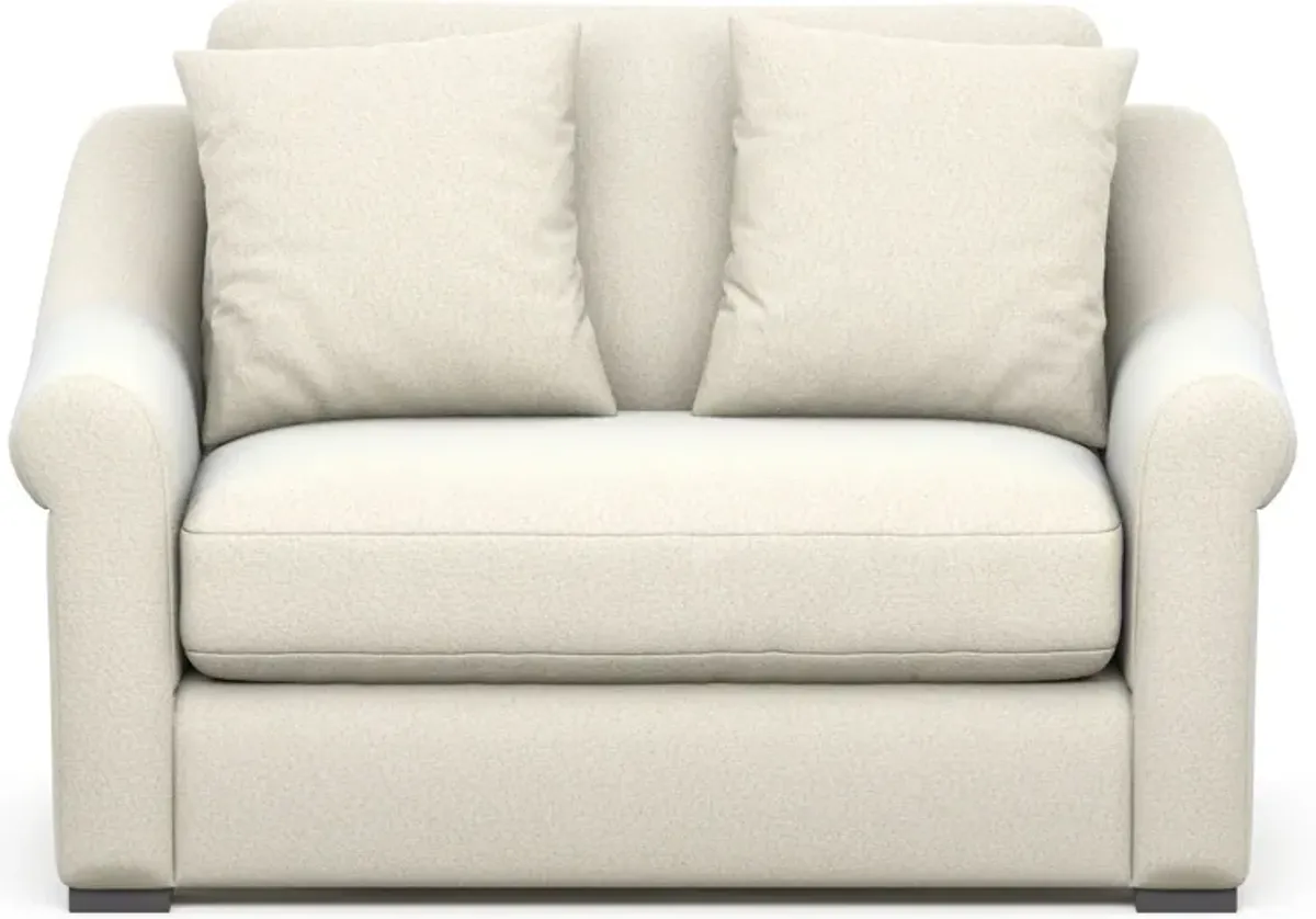 Bowery Foam Comfort Chair and a Half - Fincher Ivory