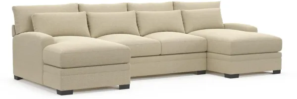 Boston Hybrid Comfort Sectional - Broderick Sand