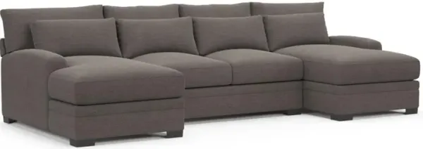Boston Hybrid Comfort Sectional - Presidio Steel