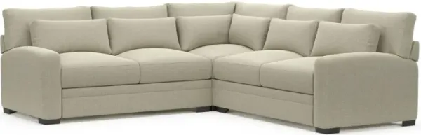Boston Hybrid Comfort Sectional - Broderick Charcoal