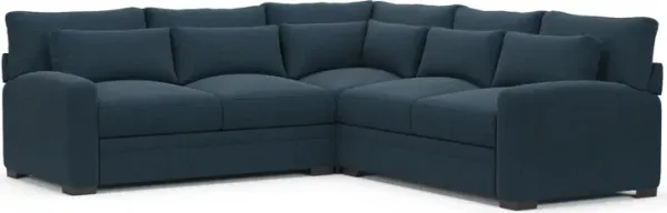 Boston Hybrid Comfort Sectional - Broderick Indigo