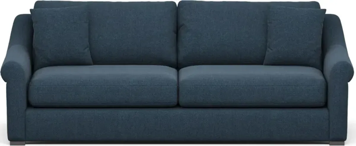 Bowery Foam Comfort 97" Sofa - Broderick Indigo