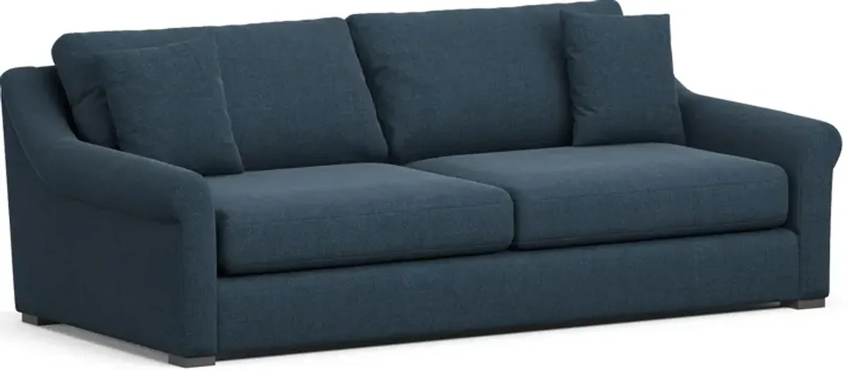 Bowery Foam Comfort 97" Sofa - Broderick Indigo