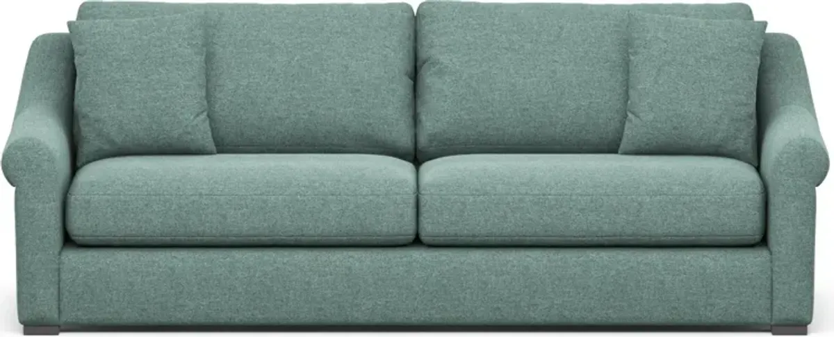 Bowery Foam Comfort 97" Sofa - Bridger Jade