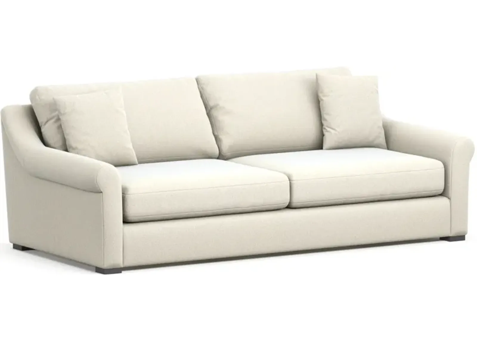 Bowery Foam Comfort 97" Sofa - Fincher Ivory