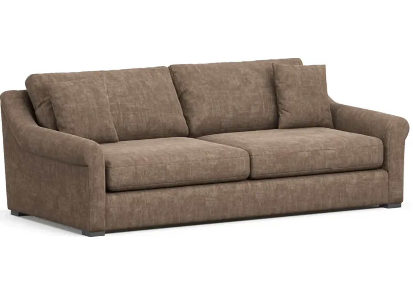 Bowery Foam Comfort 97" Sofa - Argo Java