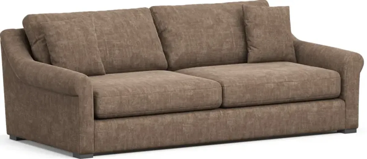 Bowery Foam Comfort 97" Sofa - Argo Java