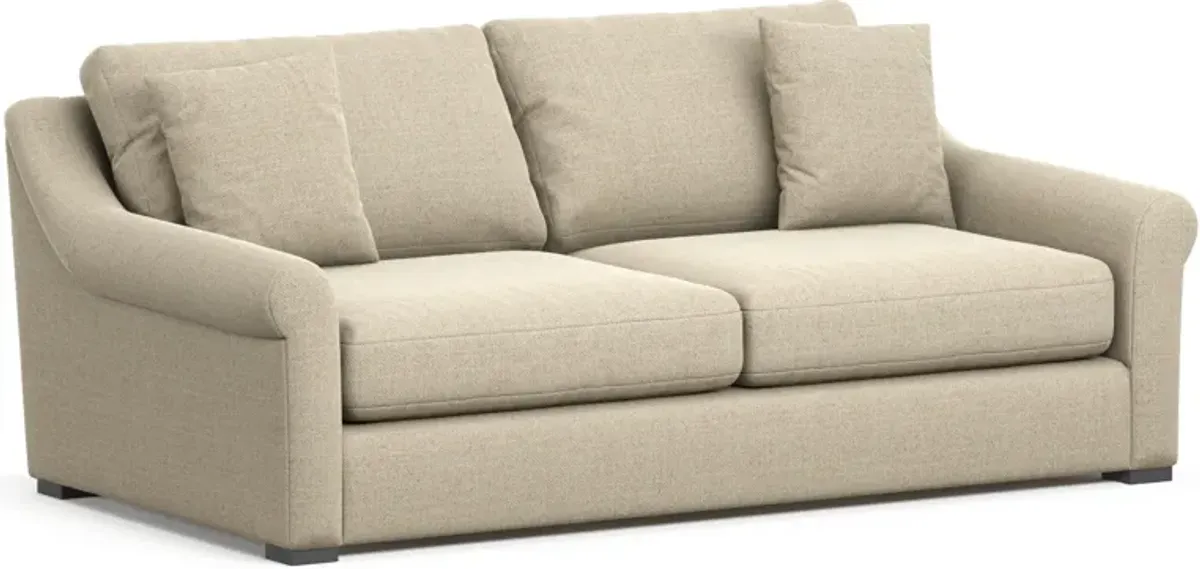 Bowery Foam Comfort 87" Sofa - Broderick Sand