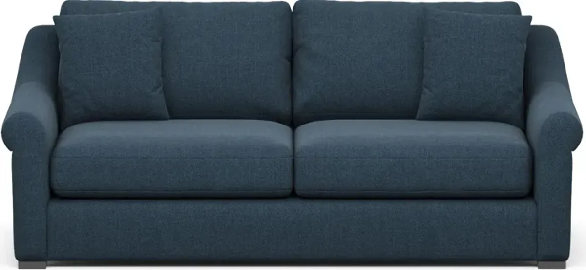 Bowery Foam Comfort 87" Sofa - Broderick Indigo