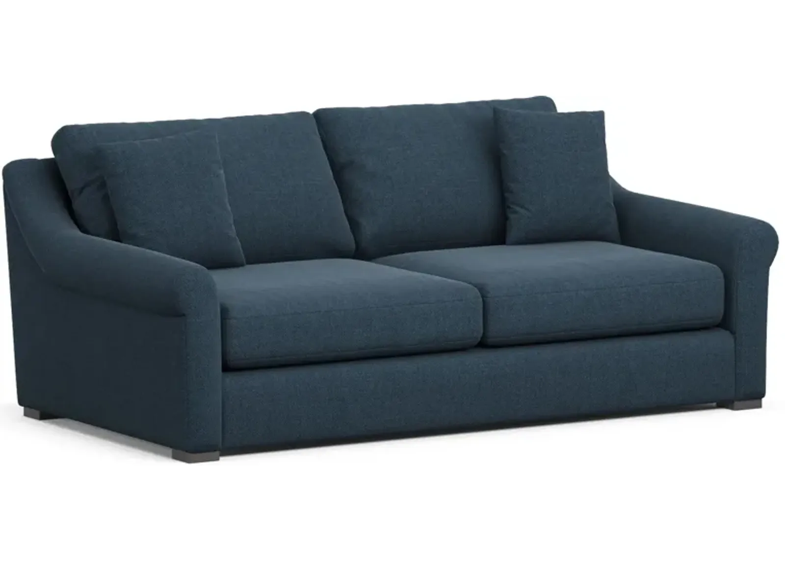 Bowery Foam Comfort 87" Sofa - Broderick Indigo