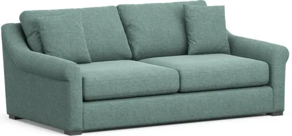 Bowery Foam Comfort 87" Sofa - Bridger Jade