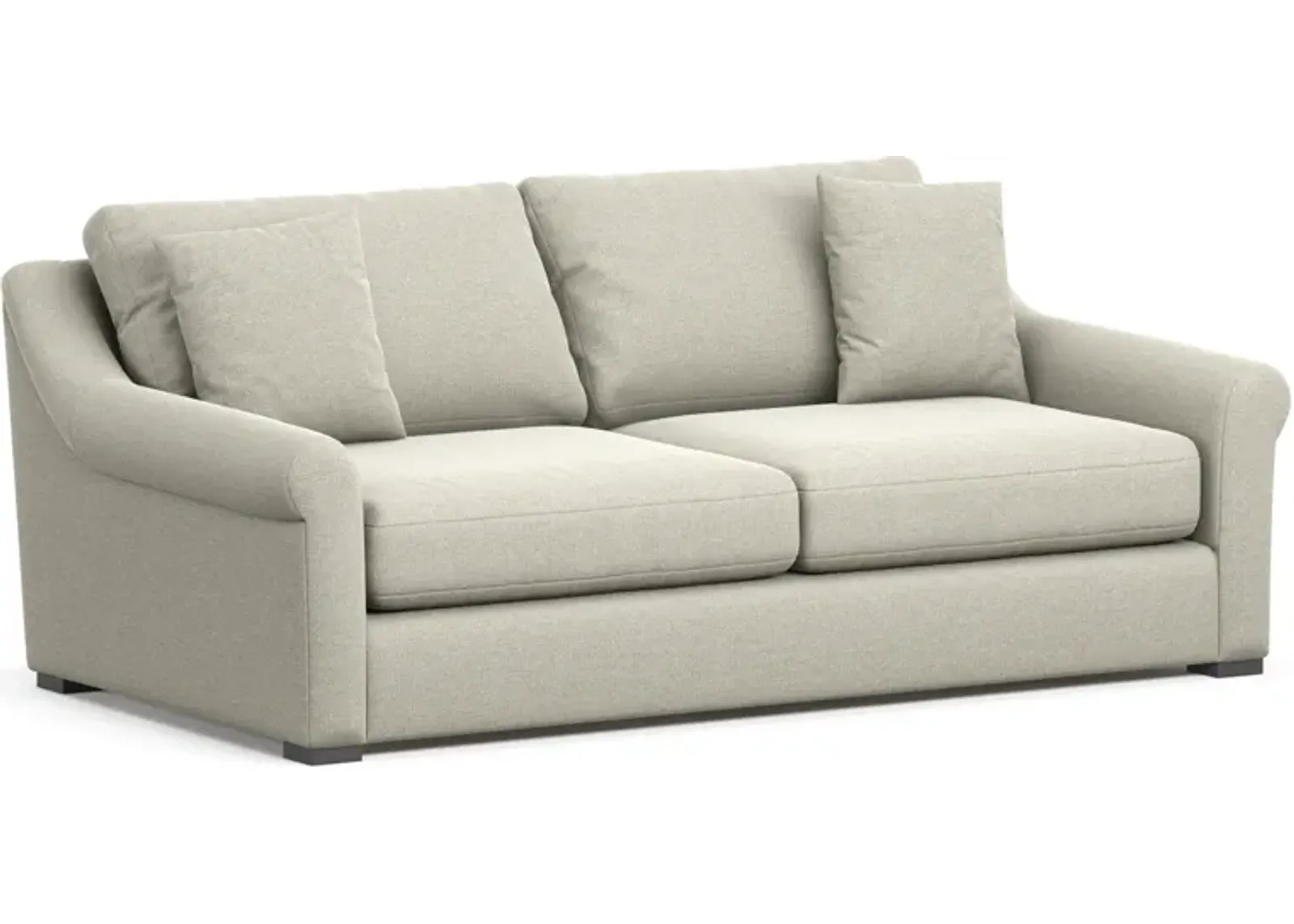 Bowery Foam Comfort 87" Sofa - Liv Dove