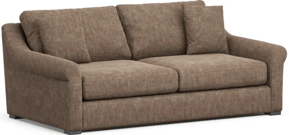 Bowery Foam Comfort 87" Sofa - Argo Java