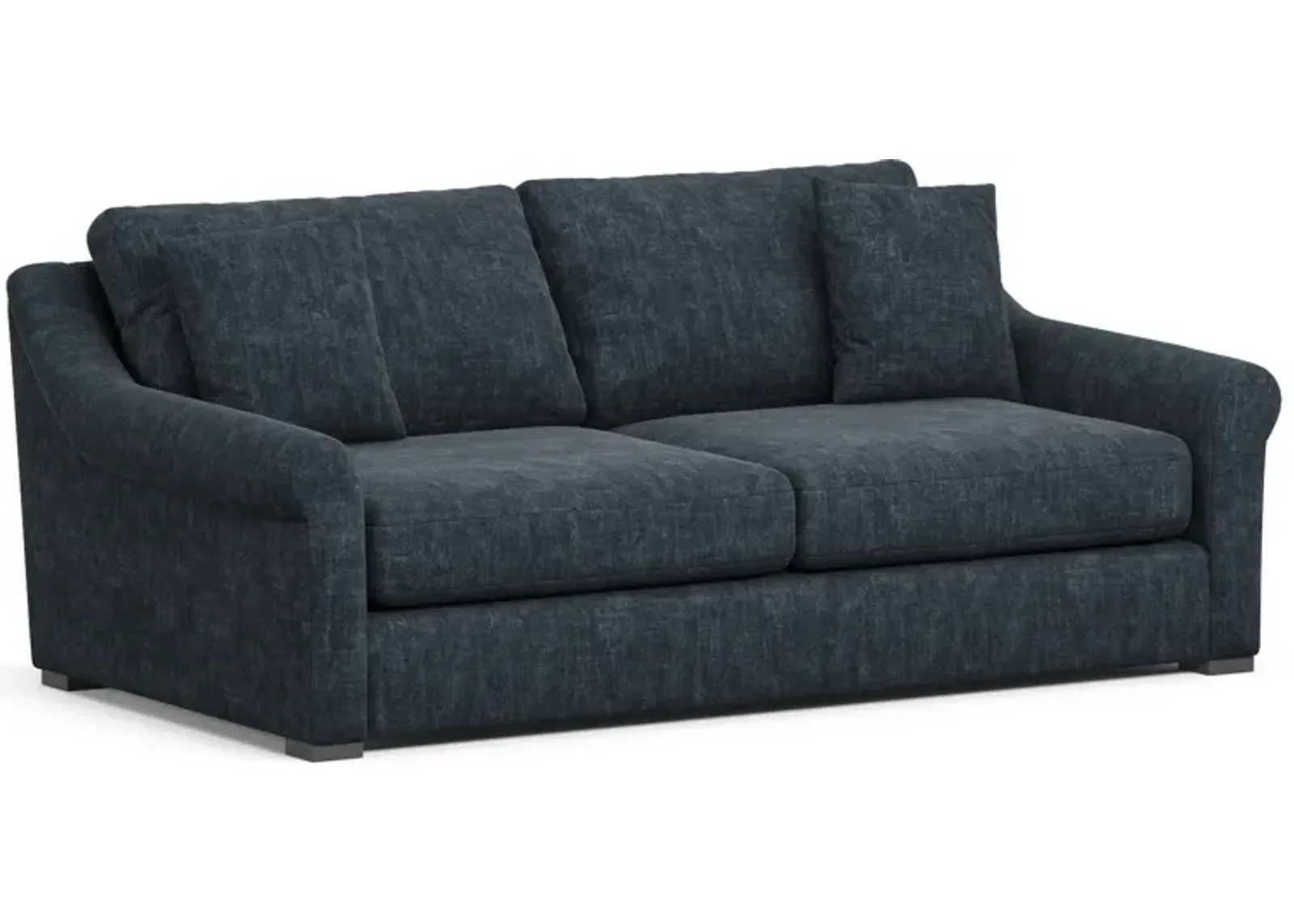 Bowery Foam Comfort 87" Sofa - Argo Navy