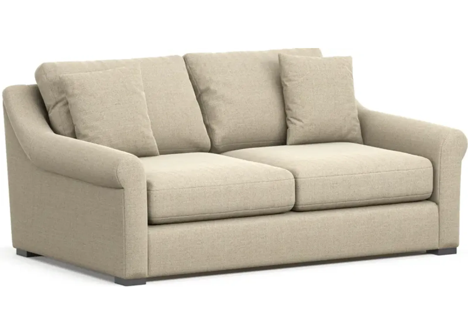 Bowery Foam Comfort 77" Sofa - Broderick Sand