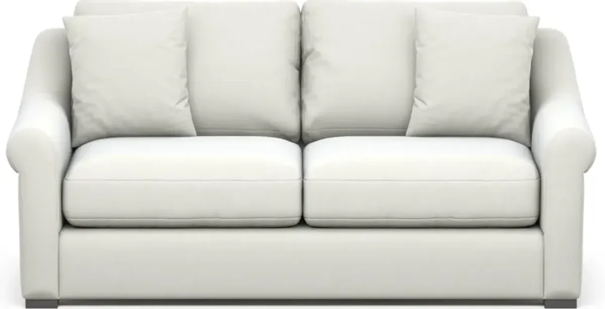 Bowery Foam Comfort 77" Sofa - Liv Arctic