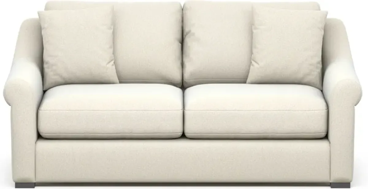 Bowery Foam Comfort 77" Sofa - Fincher Ivory