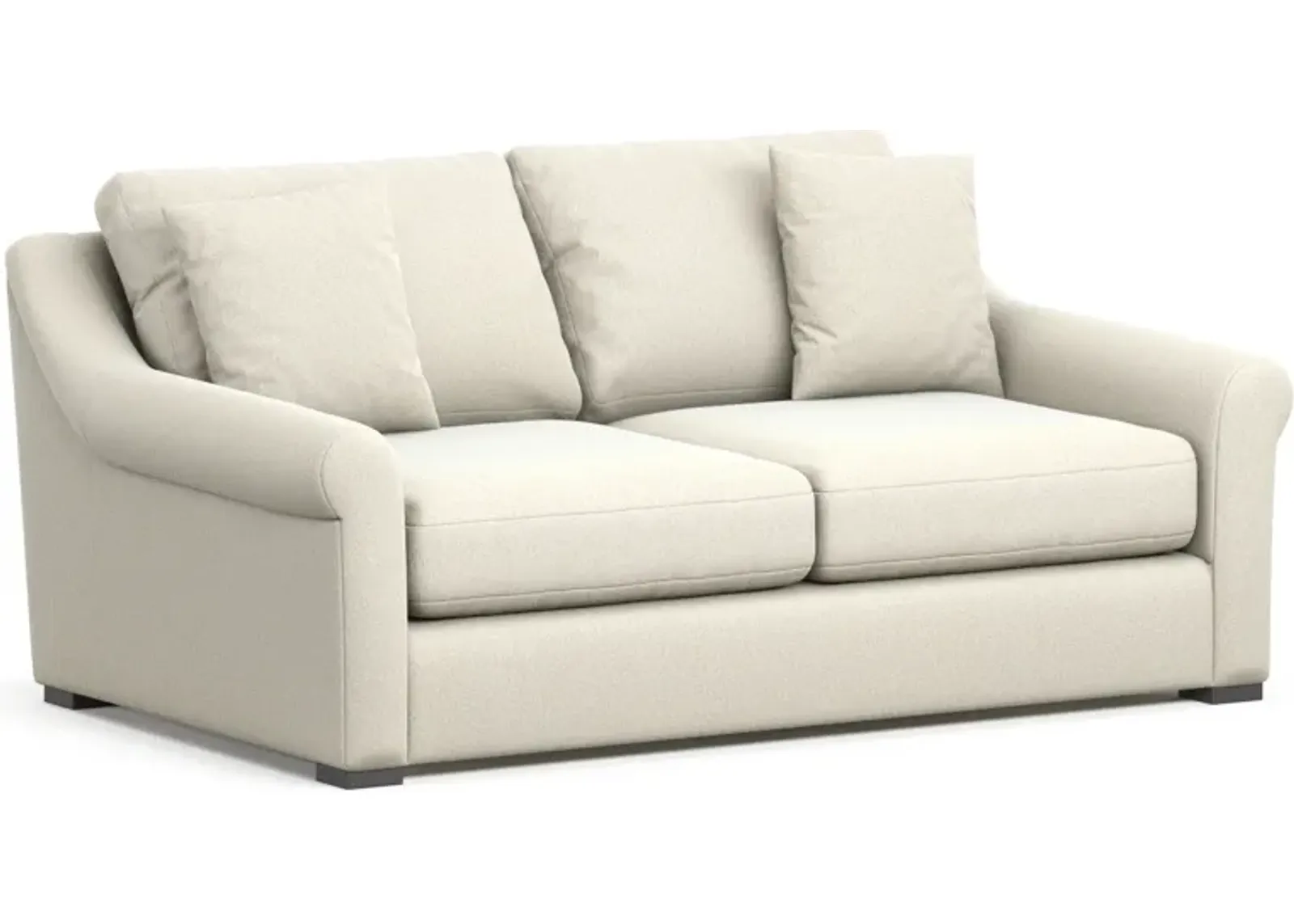 Bowery Foam Comfort 77" Sofa - Fincher Ivory