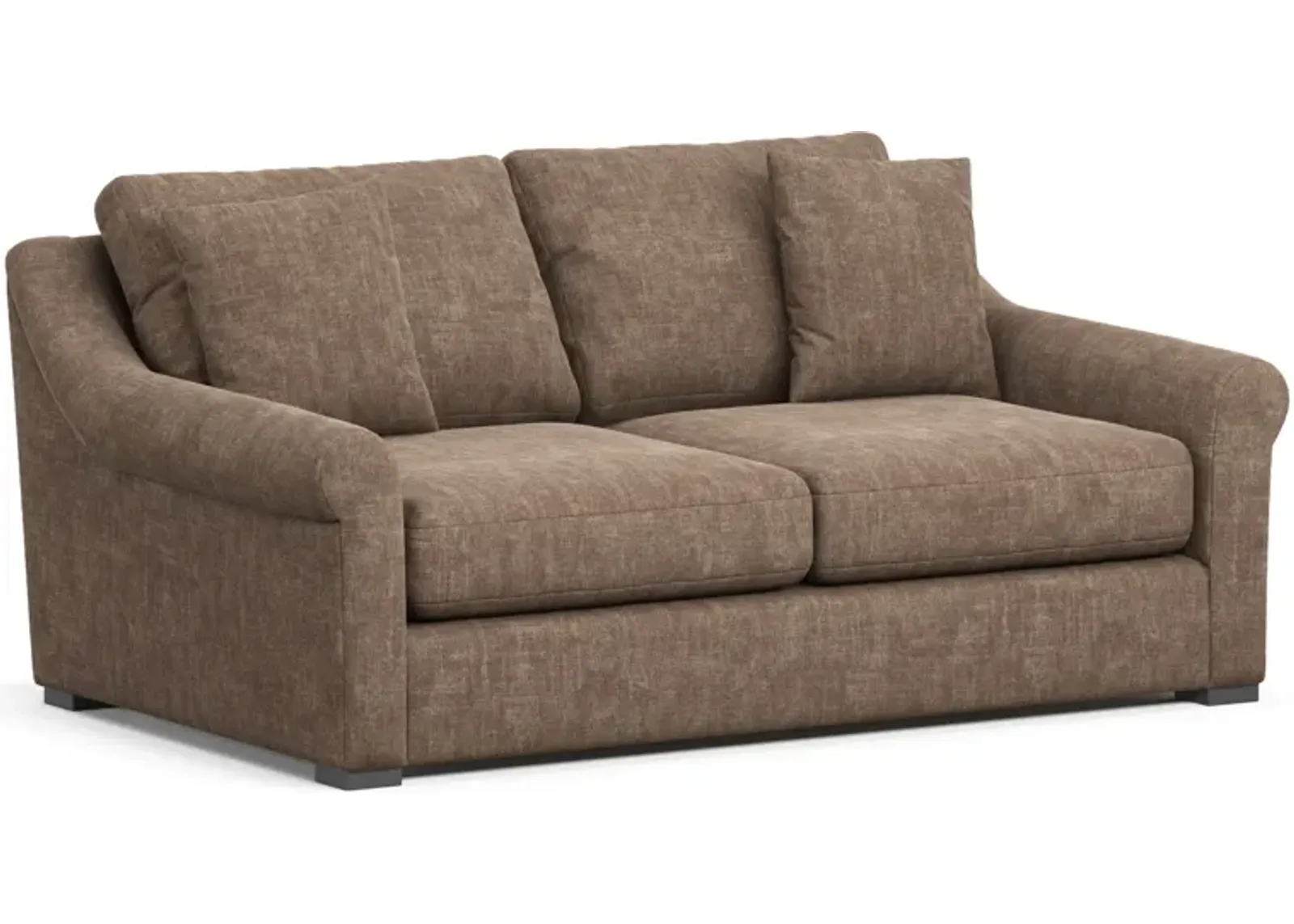 Bowery Foam Comfort 77" Sofa - Argo Java