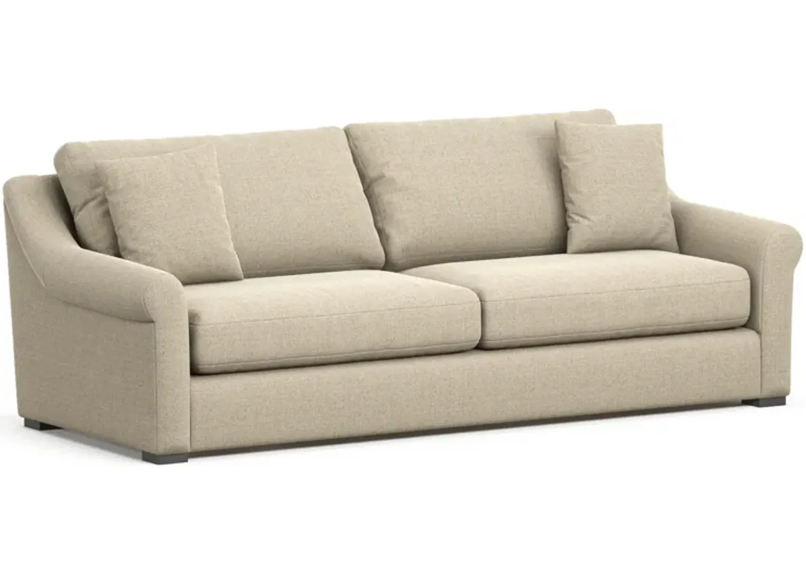 Bowery Foam Comfort 97" Sofa - Broderick Sand