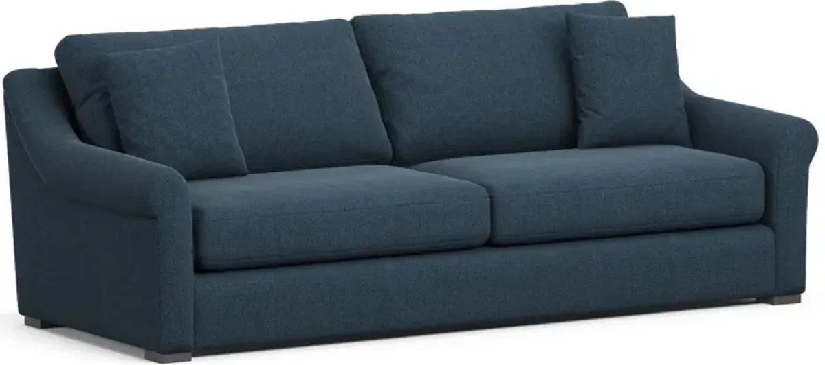 Bowery Foam Comfort 97" Sofa - Broderick Indigo