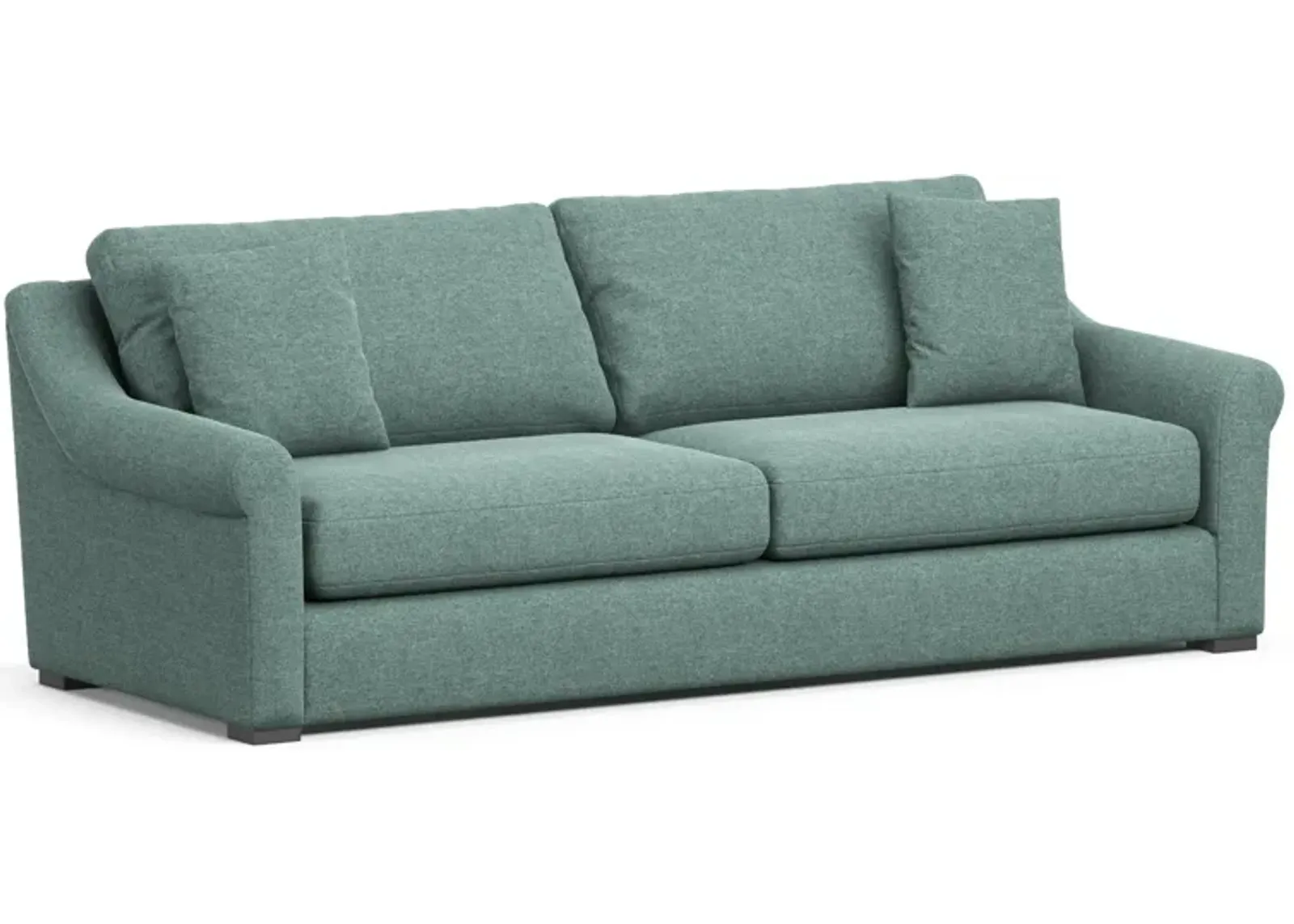 Bowery Foam Comfort 97" Sofa - Bridger Jade