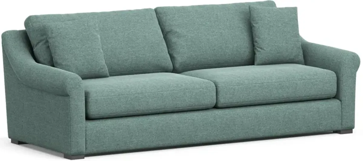 Bowery Foam Comfort 97" Sofa - Bridger Jade