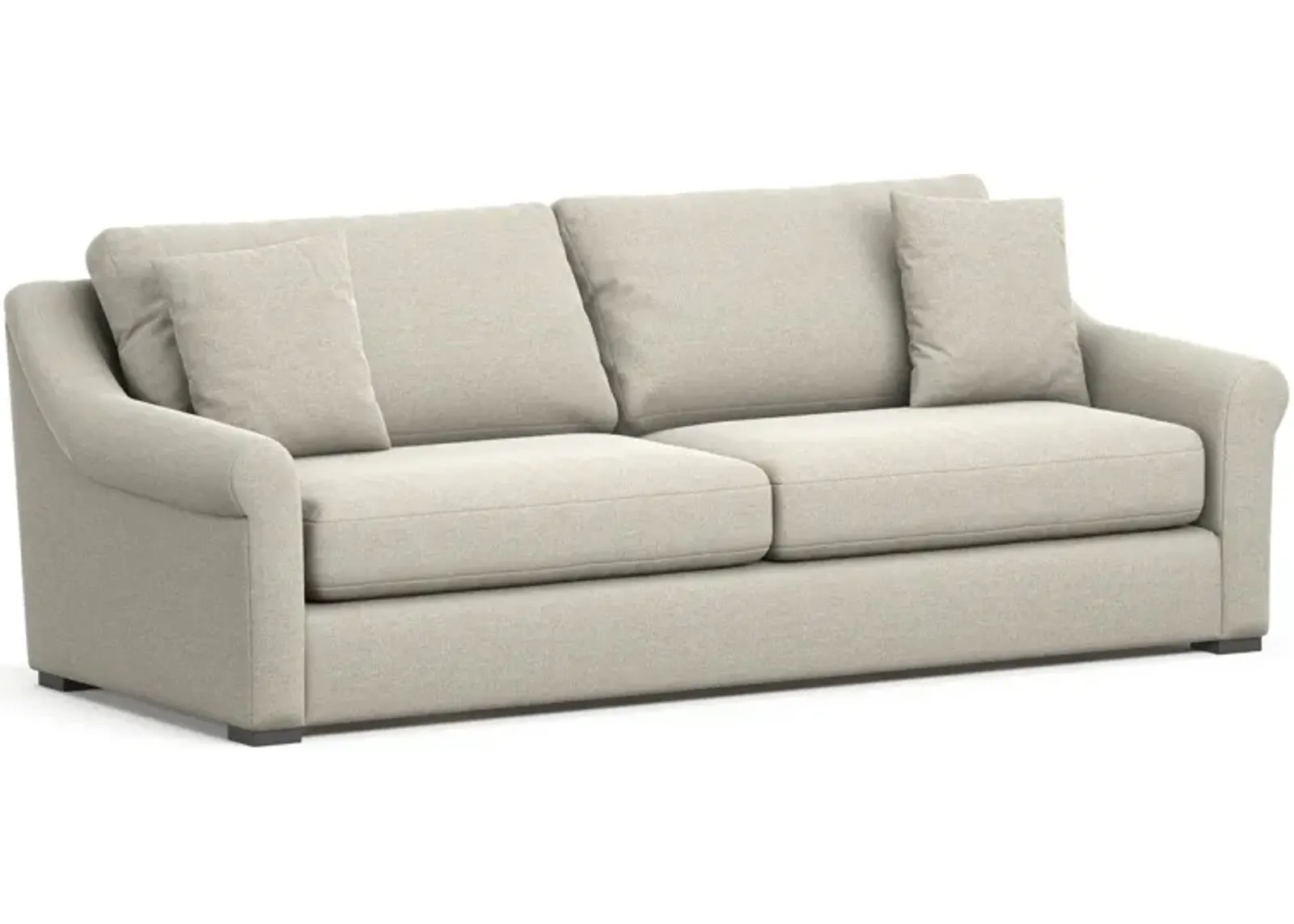 Bowery Foam Comfort 97" Sofa - Liv Dove