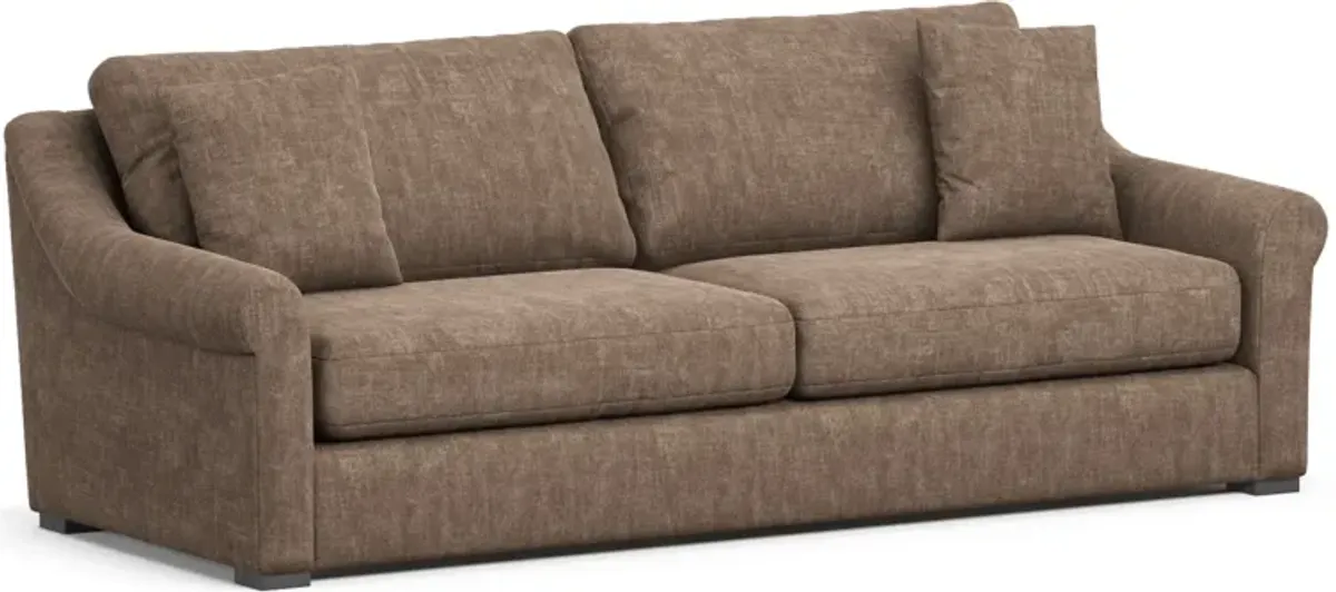 Bowery Foam Comfort 97" Sofa - Argo Java