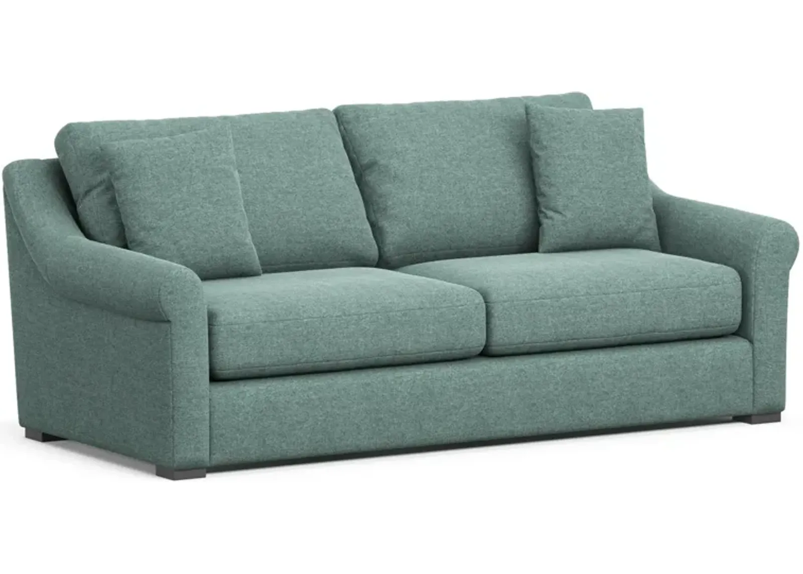 Bowery Foam Comfort 87" Sofa - Bridger Jade