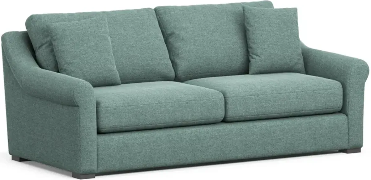 Bowery Foam Comfort 87" Sofa - Bridger Jade