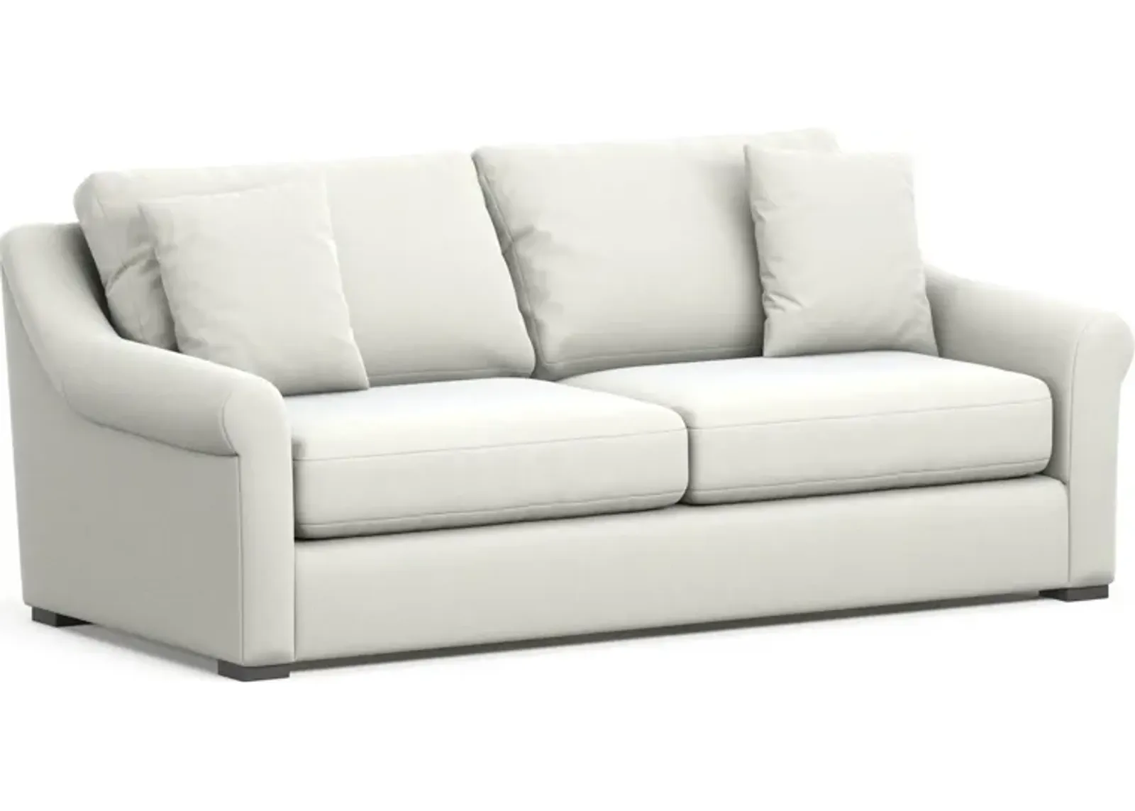 Bowery Foam Comfort 87" Sofa - Liv Arctic