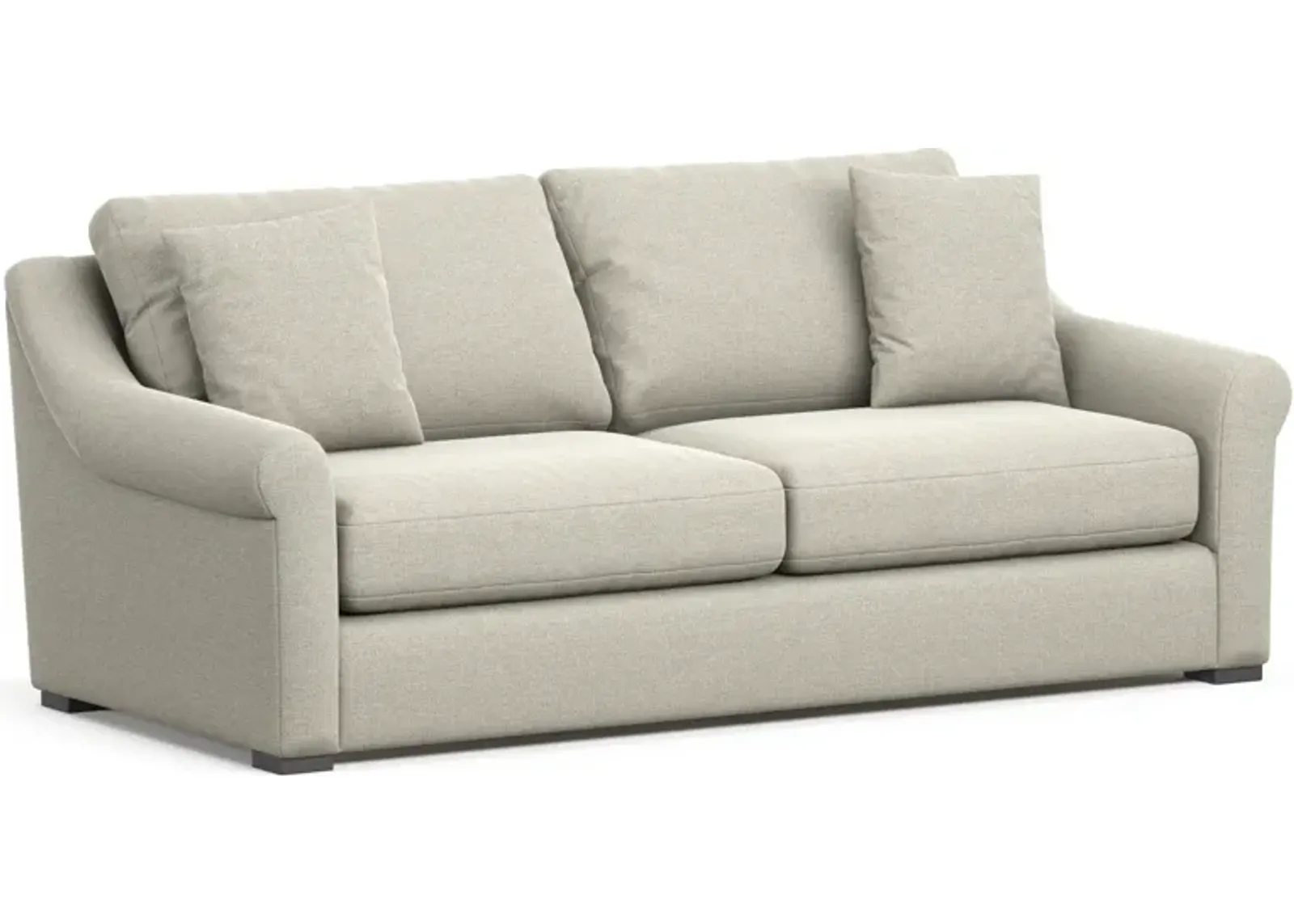 Bowery Foam Comfort 87" Sofa - Liv Dove