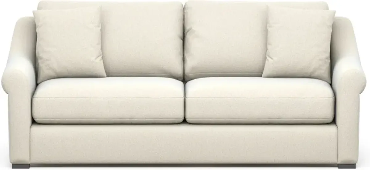 Bowery Foam Comfort 87" Sofa - Fincher Ivory