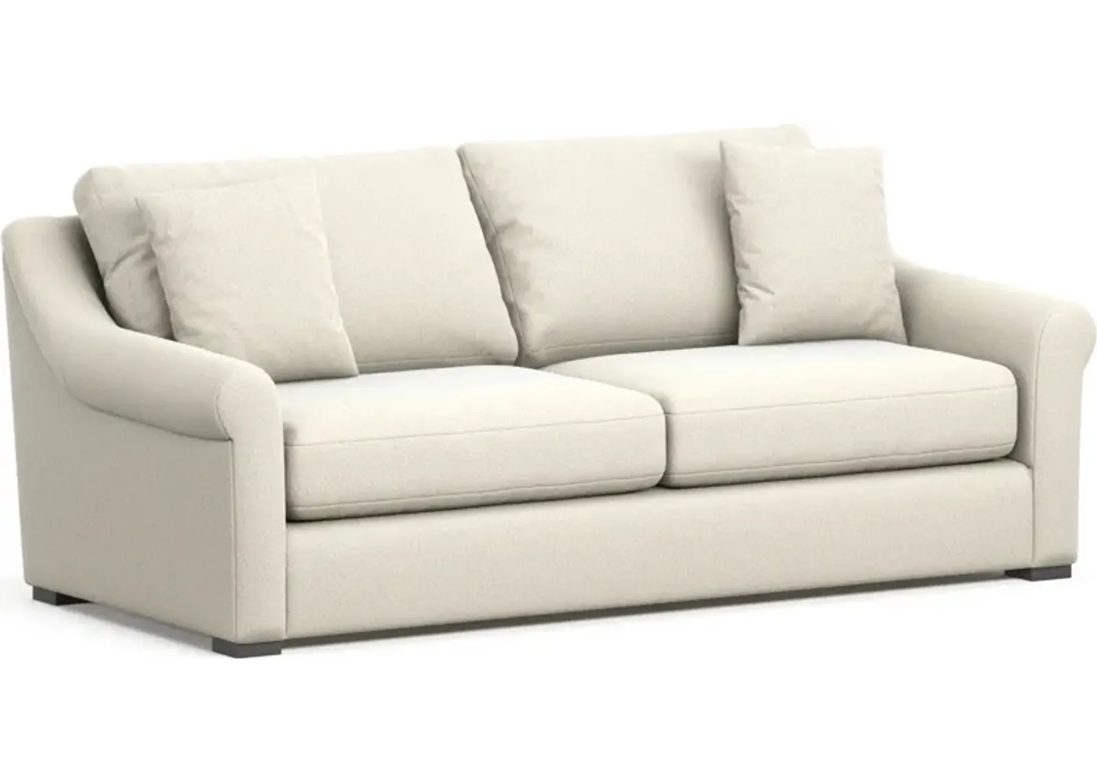 Bowery Foam Comfort 87" Sofa - Fincher Ivory