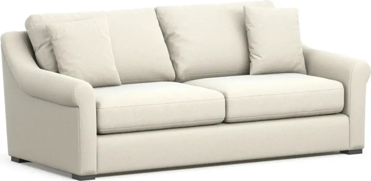 Bowery Foam Comfort 87" Sofa - Fincher Ivory